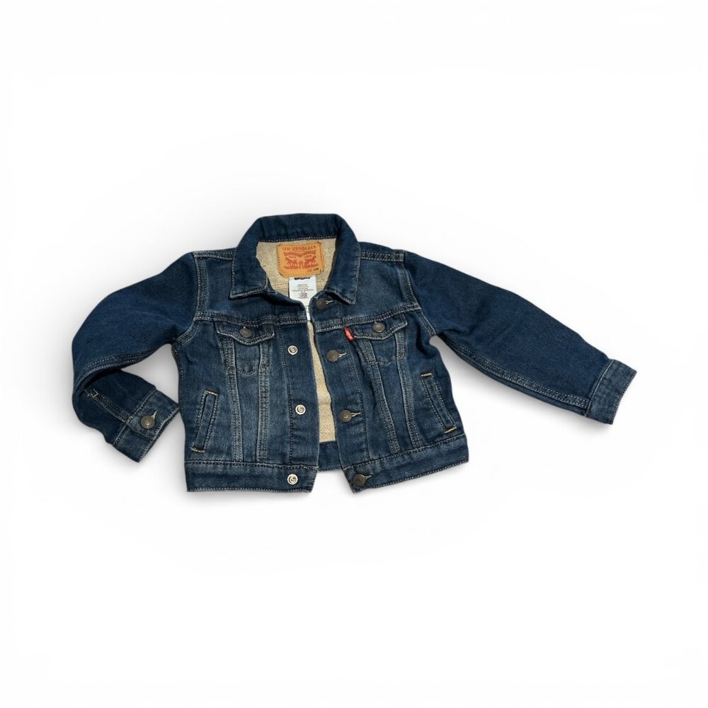 LEVI'S Kids Denim JEAN Jacket Size 24 Months Toddler Country Western